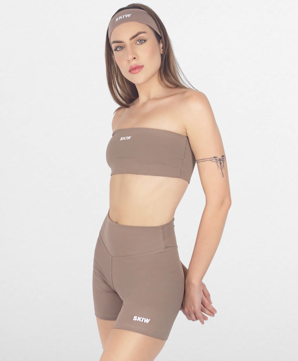 Shorts Biker Curto Skiw Nude